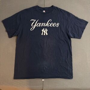 MLB Genuine Merchandise New York Yankees Navy Graphic T-Shirt Mens XL